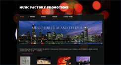 Desktop Screenshot of musicfactorypromotions.com